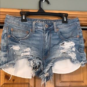 american eagle jean shorts